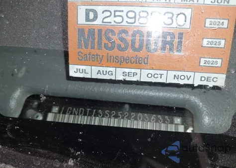 2005 Chevrolet Trailblazer Lt z USA, uszkodzony, nr VIN 1GNDT13S252203633